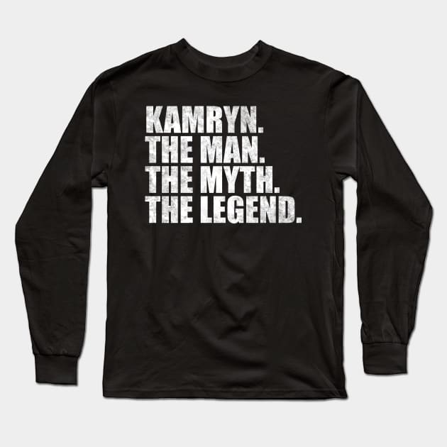 Kamryn Legend Kamryn Name Kamryn given name Long Sleeve T-Shirt by TeeLogic